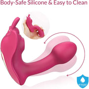 Butterfly Remote Control Dildo Female Wearing Out ass sexy toys