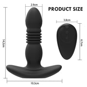 Telescopic Vibrating Butt Plug Anal Vibrator Wireless Remote Sex Toys for Women Ass Anal Dildo Prostate Massager Men Buttplug