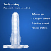 Silicone Anal Tunnel Soft Butt Plug Sex Toys for Woman Men Gay Prostate  sex toys