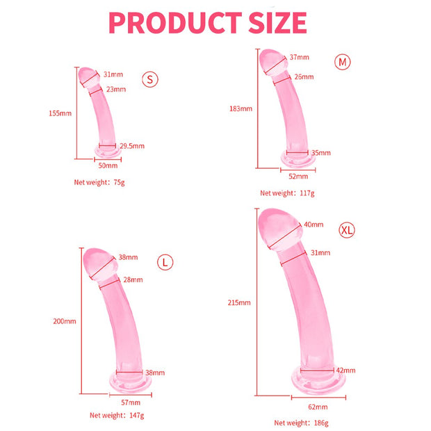 Ass sex Soft Jelly Dildo Suction Cup Masturbator Realistic Dildos Anal Ass Butt Plug