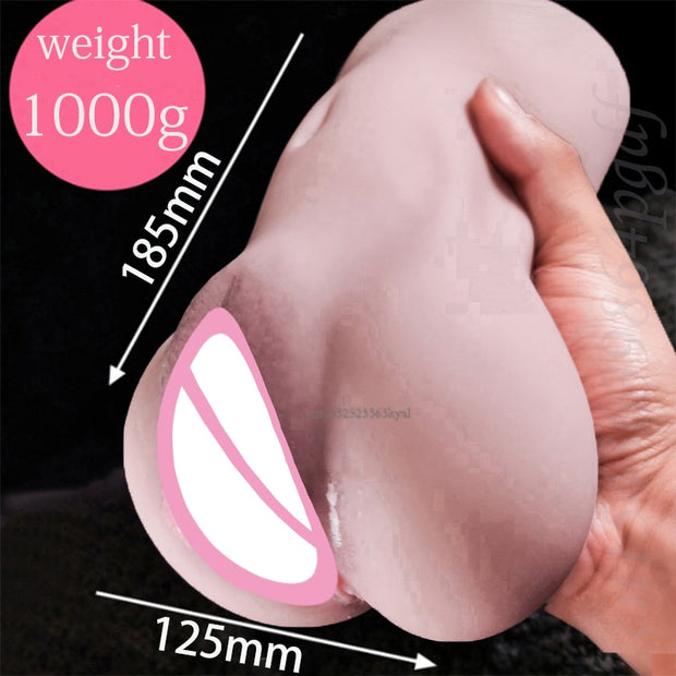 3D Artificial Vagina Male Masturbators Cup Realistic Vaginal Pocket Pussy Real Vagina Anal Soft Silicone Ass Sex Toys for Men