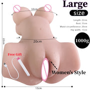 RH Vaginas Male Masturbators Sexy Yoga Lady Half Body Big Breasts Ass Real Anus For Men Realistic Love Sex Doll Toys Adults