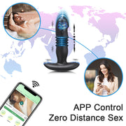 Telescopic Vibrating Butt Plug Anal APP Vibrator Wireless Remote Sex Toys for Women Ass Anal Dildo sex toy