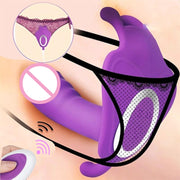 Double Vibration  ass sex toys Narrow Vagina Remote Control Sexual Kit