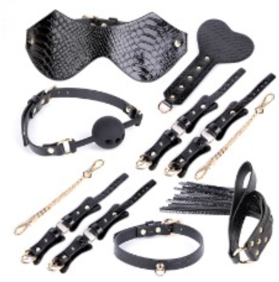 Collar Handcuffs Binding Comfort Set