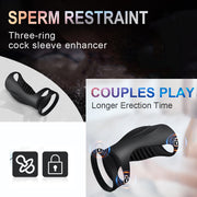 You Can Wear The Ring For Sperm LockingSheath